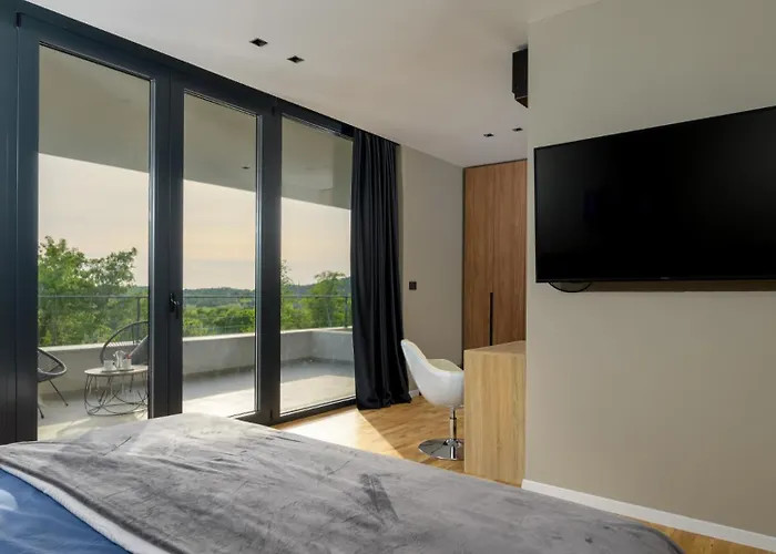 빌라 Beautiful She Luxury With View In Groznjan